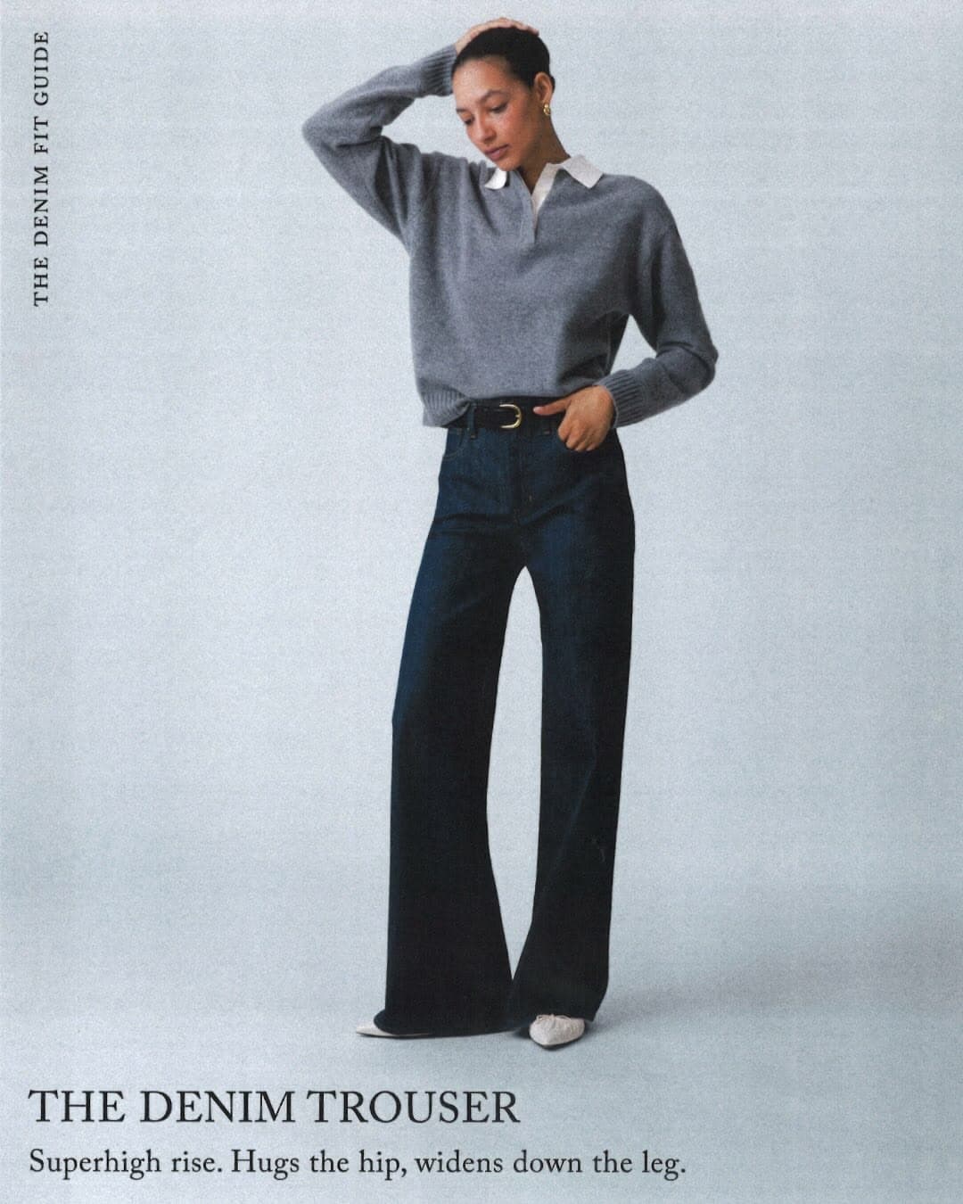 J.Crew — denim trouser