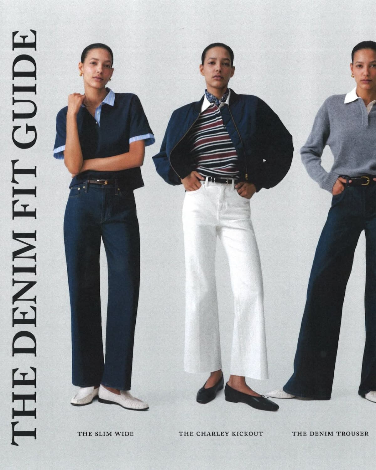 J.Crew — denim fit guide