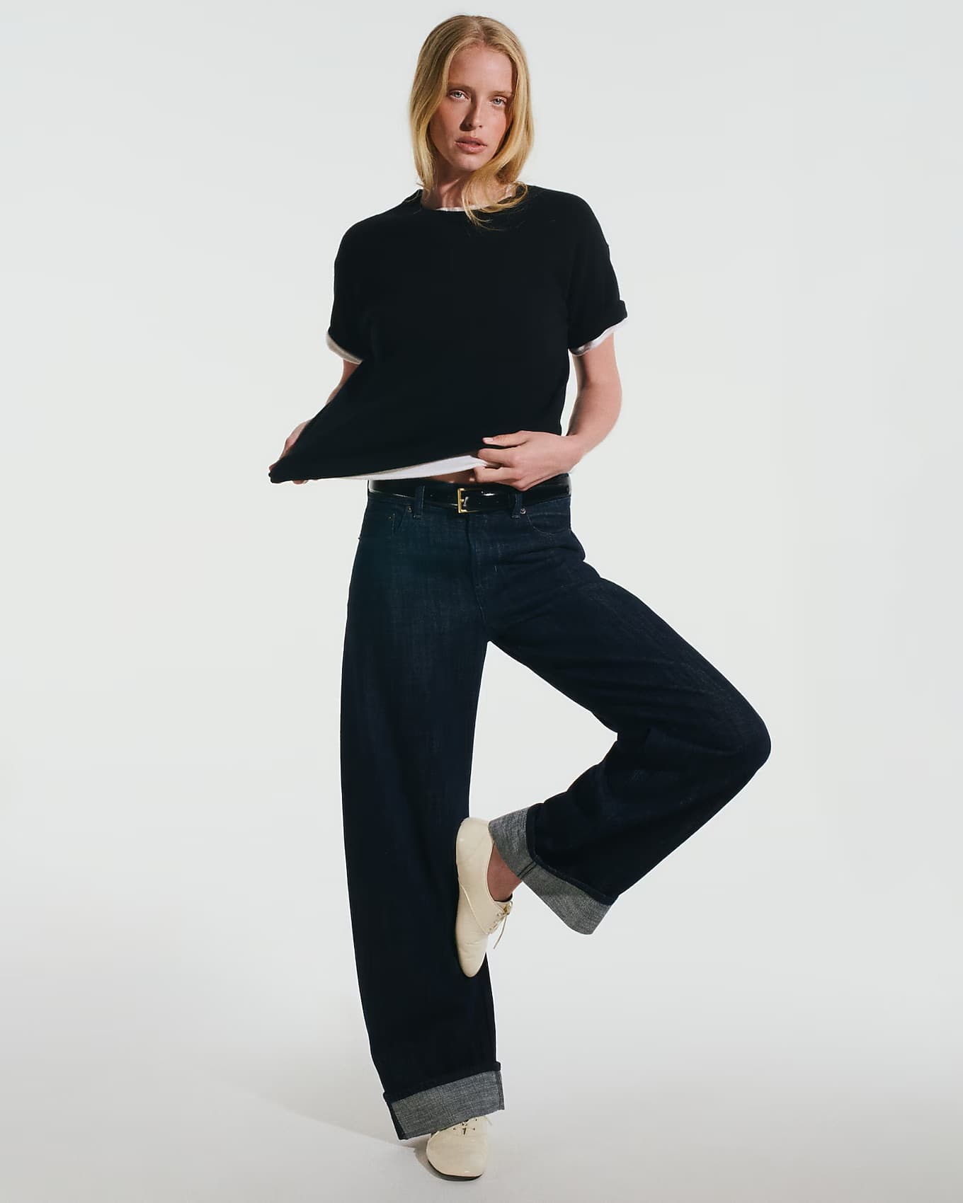 J.Crew — cuffed denim