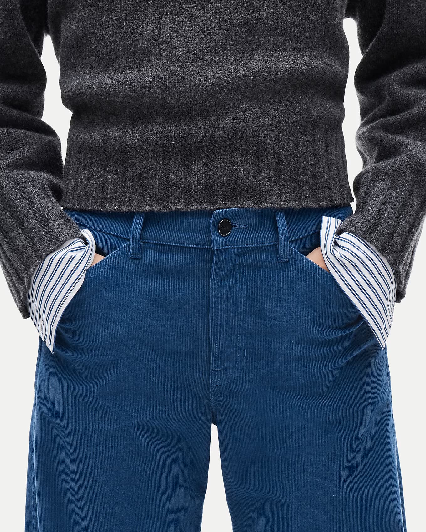 J.Crew — blue corduroy