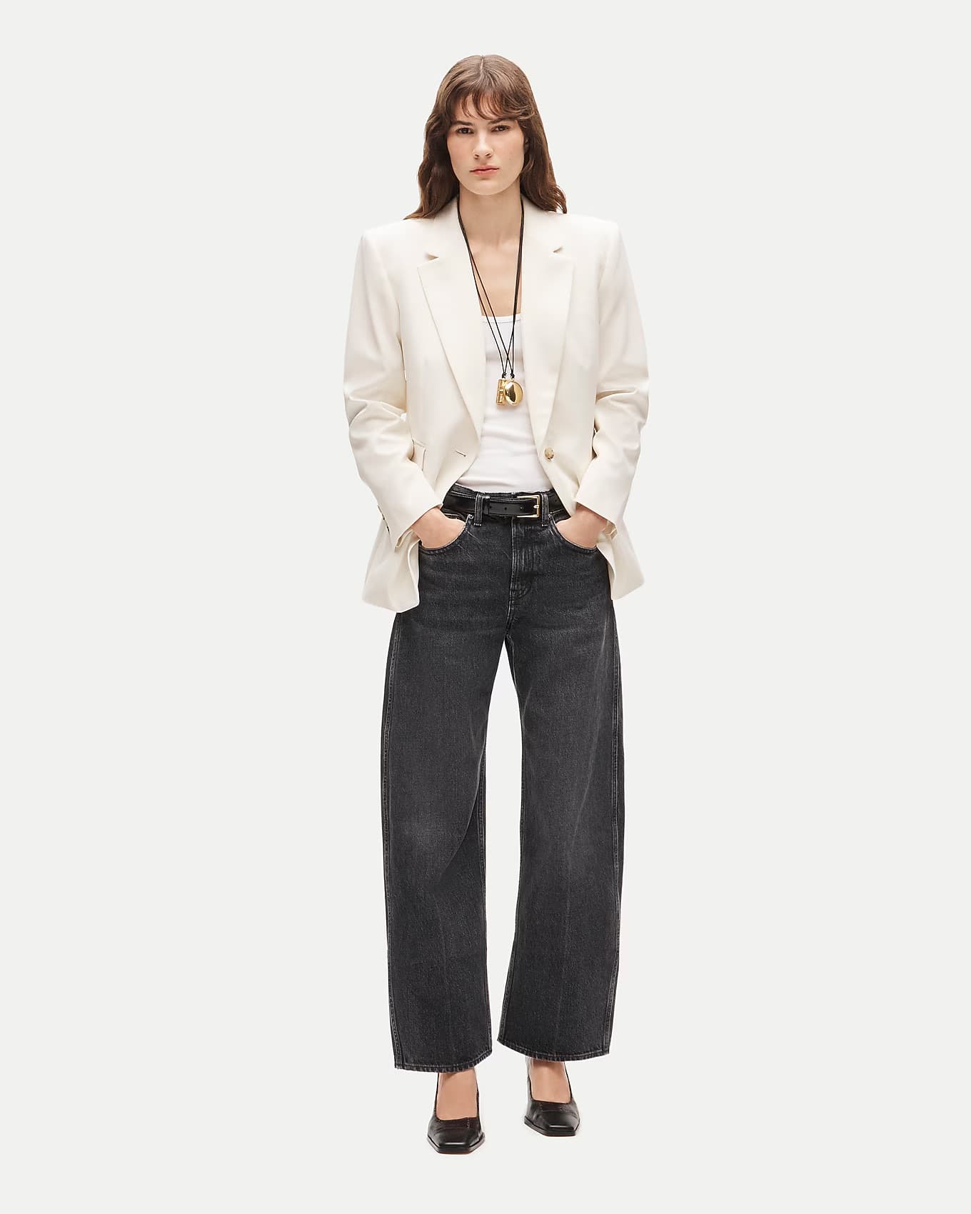 J.Crew — ivory blazer